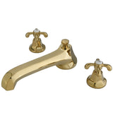 Vintage Two-Handle 3-Hole Deck Mount Roman Tub Faucet