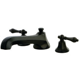 Metropolitan Two-Handle 3-Hole Deck Mount Roman Tub Faucet