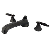 Georgian Two-Handle 3-Hole Deck Mount Roman Tub Faucet