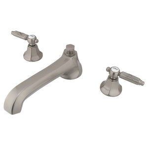 Georgian Two-Handle 3-Hole Deck Mount Roman Tub Faucet