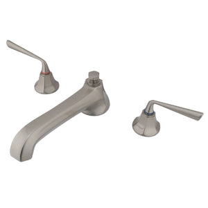 Silver Sage Two-Handle 3-Hole Deck Mount Roman Tub Faucet