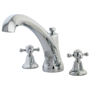 Metropolitan Two-Handle 3-Hole Deck Mount Roman Tub Faucet