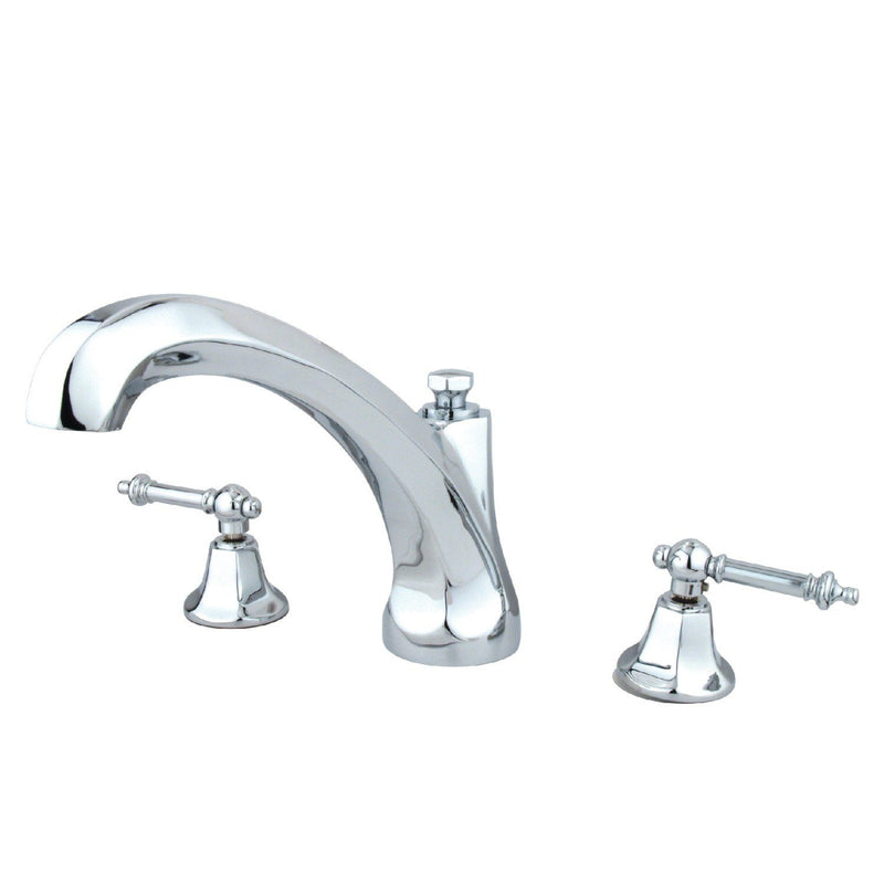 Metropolitan Two-Handle 3-Hole Deck Mount Roman Tub Faucet