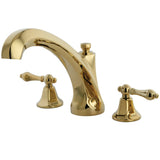 Metropolitan Two-Handle 3-Hole Deck Mount Roman Tub Faucet