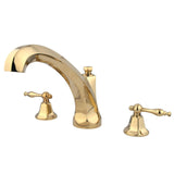 Metropolitan Two-Handle 3-Hole Deck Mount Roman Tub Faucet
