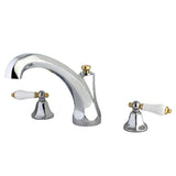 Metropolitan Two-Handle 3-Hole Deck Mount Roman Tub Faucet