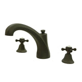 Metropolitan Two-Handle 3-Hole Deck Mount Roman Tub Faucet