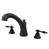 Metropolitan Two-Handle 3-Hole Deck Mount Roman Tub Faucet