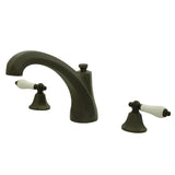 Metropolitan Two-Handle 3-Hole Deck Mount Roman Tub Faucet