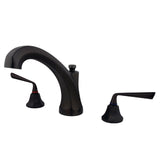 Silver Sage Two-Handle 3-Hole Deck Mount Roman Tub Faucet