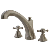 Metropolitan Two-Handle 3-Hole Deck Mount Roman Tub Faucet