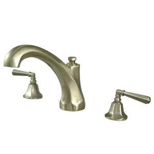 Roman Two-Handle 3-Hole Deck Mount Roman Tub Faucet