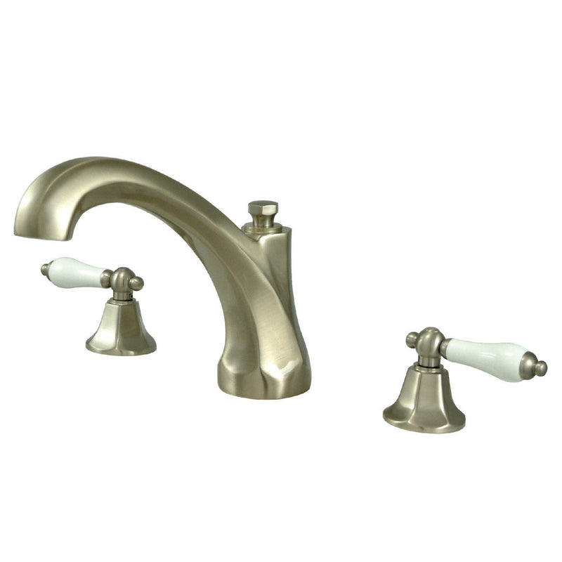 Metropolitan Two-Handle 3-Hole Deck Mount Roman Tub Faucet