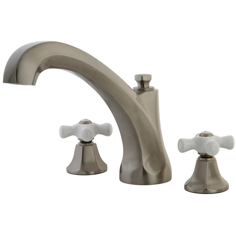Metropolitan Two-Handle 3-Hole Deck Mount Roman Tub Faucet