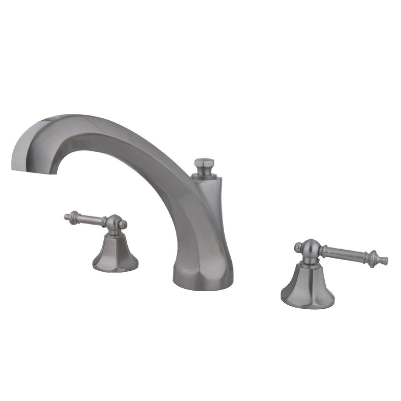 Metropolitan Two-Handle 3-Hole Deck Mount Roman Tub Faucet