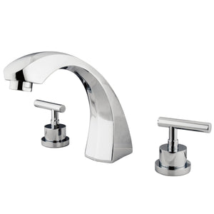 Manhattan Two-Handle 3-Hole Deck Mount Roman Tub Faucet