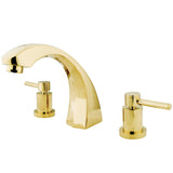 Concord Two-Handle 3-Hole Deck Mount Roman Tub Faucet