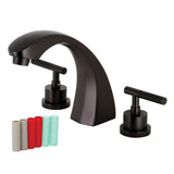 Kaiser Two-Handle 3-Hole Deck Mount Roman Tub Faucet