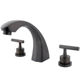 Manhattan Two-Handle 3-Hole Deck Mount Roman Tub Faucet