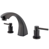 Concord Two-Handle 3-Hole Deck Mount Roman Tub Faucet