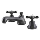 Essex Two-Handle 3-Hole Deck Mount Widespread Bathroom Faucet with Brass Pop-Up Drain