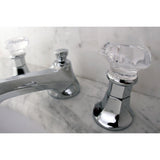 Celebrity Two-Handle 3-Hole Deck Mount Widespread Bathroom Faucet with Brass Pop-Up Drain