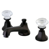Celebrity Two-Handle 3-Hole Deck Mount Widespread Bathroom Faucet with Brass Pop-Up Drain