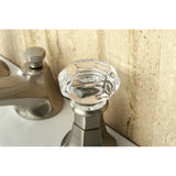 Celebrity Two-Handle 3-Hole Deck Mount Widespread Bathroom Faucet with Brass Pop-Up Drain