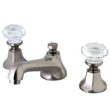 Celebrity Two-Handle 3-Hole Deck Mount Widespread Bathroom Faucet with Brass Pop-Up Drain