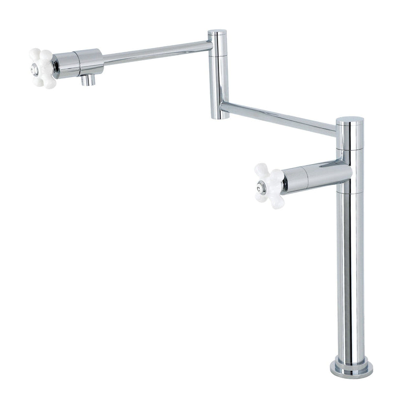 Metropolitan Two-Handle 1-Hole Deck Mount Pot Filler Faucet