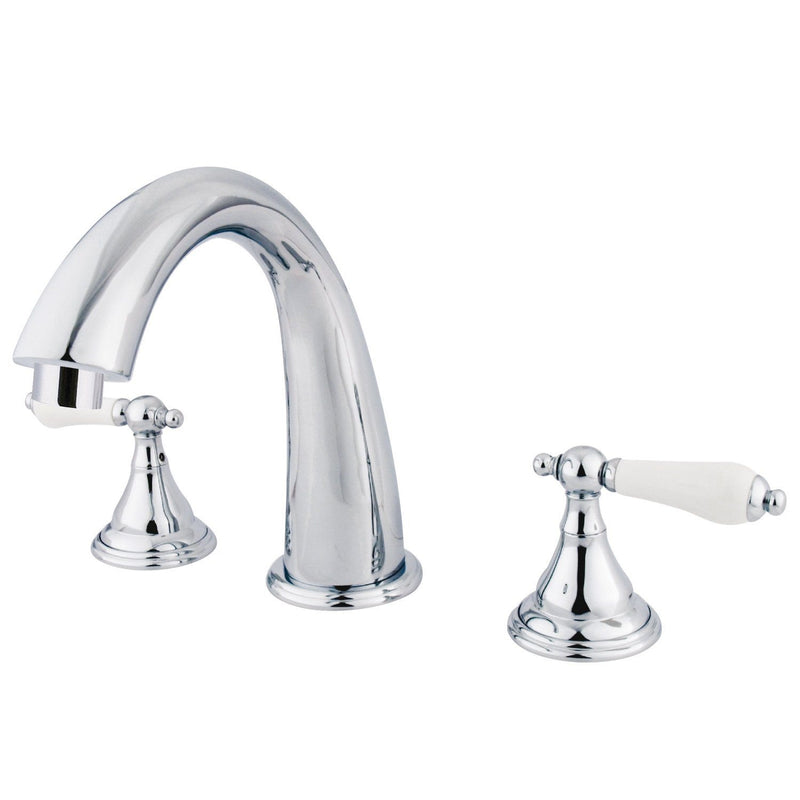 Vintage Two-Handle 3-Hole Deck Mount Roman Tub Faucet