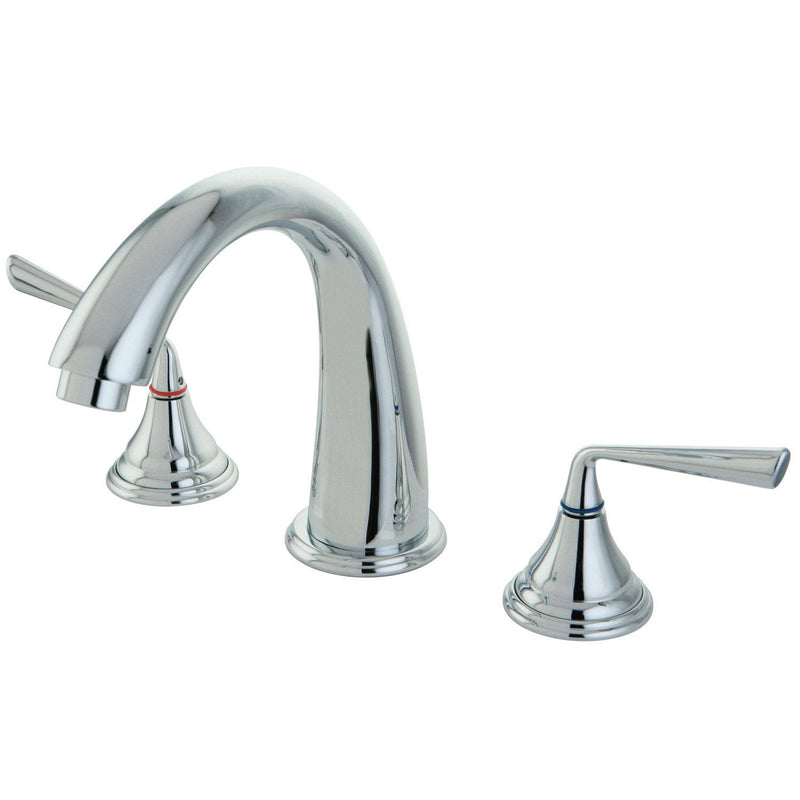 Silver Sage Two-Handle 3-Hole Deck Mount Roman Tub Faucet