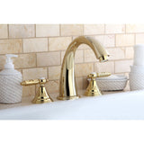 Georgian Two-Handle 3-Hole Deck Mount Roman Tub Faucet
