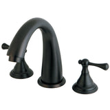 Vintage Two-Handle 3-Hole Deck Mount Roman Tub Faucet