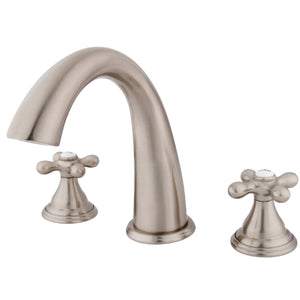 Vintage Two-Handle 3-Hole Deck Mount Roman Tub Faucet