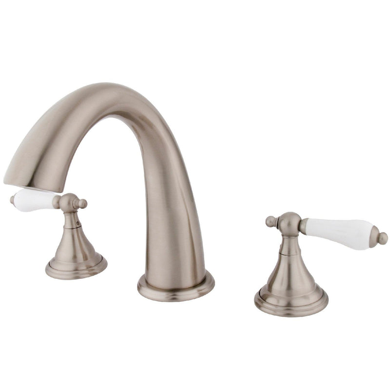 Vintage Two-Handle 3-Hole Deck Mount Roman Tub Faucet