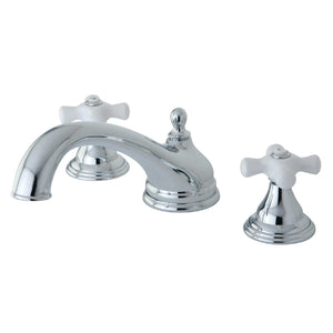 Vintage Two-Handle 3-Hole Deck Mount Roman Tub Faucet