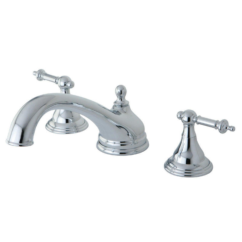 Vintage Two-Handle 3-Hole Deck Mount Roman Tub Faucet
