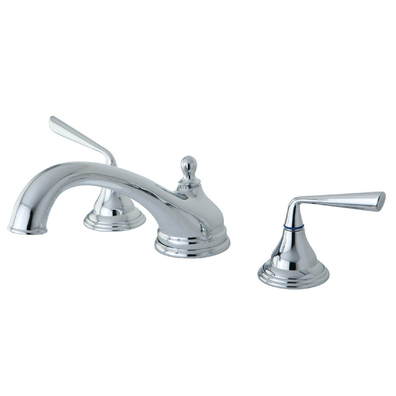 Silver Sage Two-Handle 3-Hole Deck Mount Roman Tub Faucet