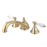 Vintage Two-Handle 3-Hole Deck Mount Roman Tub Faucet