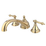 Vintage Two-Handle 3-Hole Deck Mount Roman Tub Faucet
