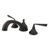 Silver Sage Two-Handle 3-Hole Deck Mount Roman Tub Faucet