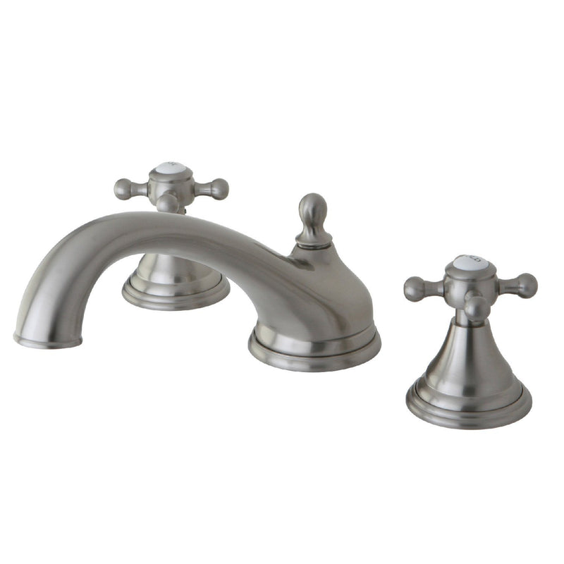 Vintage Two-Handle 3-Hole Deck Mount Roman Tub Faucet