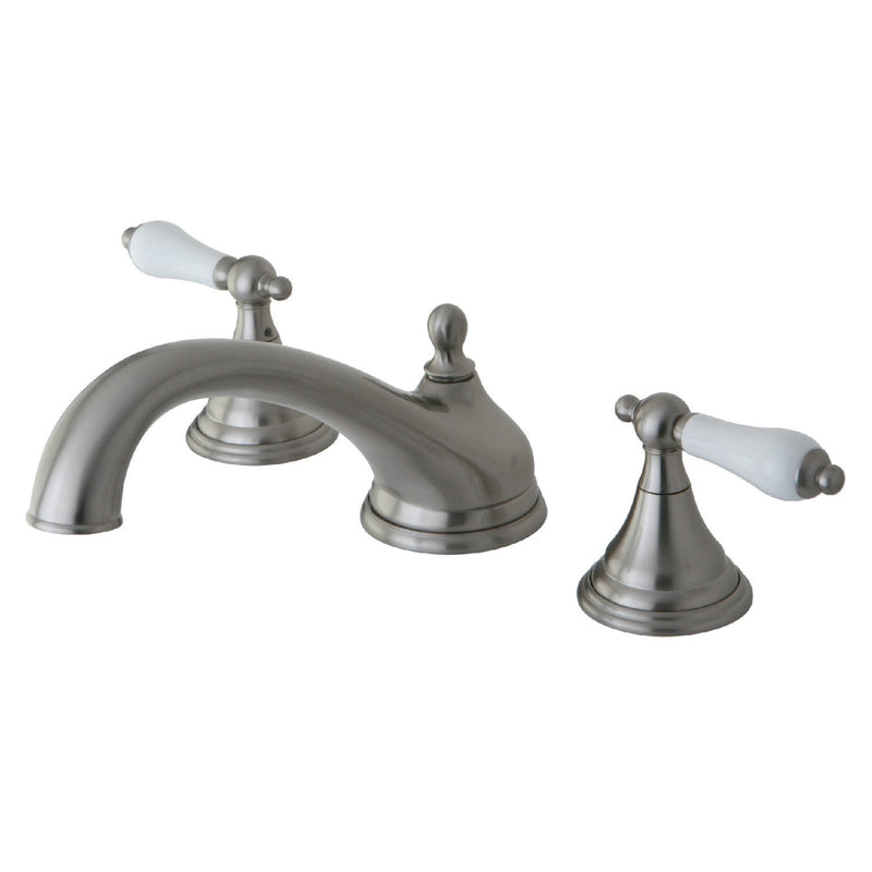 Vintage Two-Handle 3-Hole Deck Mount Roman Tub Faucet
