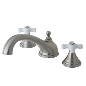 Vintage Two-Handle 3-Hole Deck Mount Roman Tub Faucet