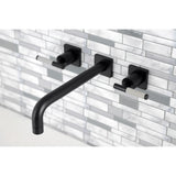 Kaiser Two-Handle 3-Hole Wall Mount Roman Tub Faucet