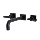 Manhattan Two-Handle 3-Hole Wall Mount Roman Tub Faucet