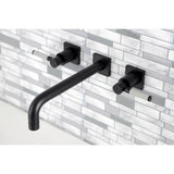 Kaiser Two-Handle 3-Hole Wall Mount Roman Tub Faucet