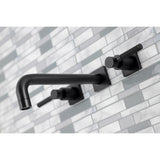 Kaiser Two-Handle 3-Hole Wall Mount Roman Tub Faucet
