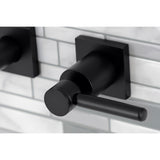 Concord Two-Handle 3-Hole Wall Mount Roman Tub Faucet